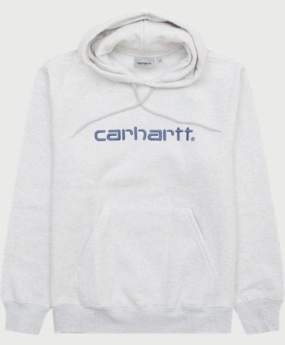 Carhartt WIP Sweatshirts HOODED CARHARTT SWEATSHIRT I030547. Grey